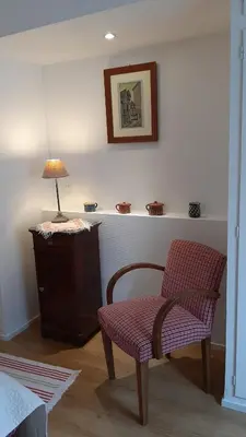 Coin salon dans l'établissement La maison de Lili