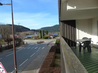 Vue générale sur la montagne ou vue sur la montagne depuis l'appartement