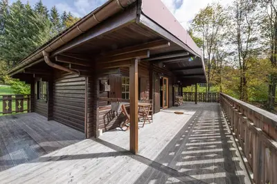 Plan de l'établissement Agréable chalet cocooning en lisière de forêt