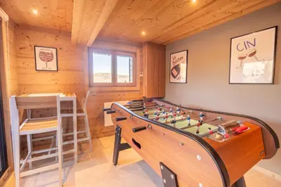 Plan de l'établissement Chalet avec sauna, magnifique vue et à 400m des pistes