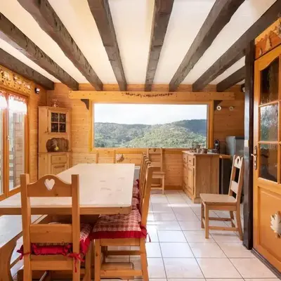 Chalet avec sauna