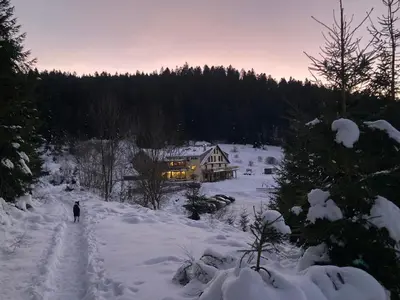L'établissement Le Perchoir du Grand Valtin - Gîte 9 personnes - Altitude 830 en hiver
