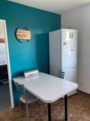 Cuisine ou kitchenette dans l'établissement Logement idéal pour un séjour alsacien en amoureux