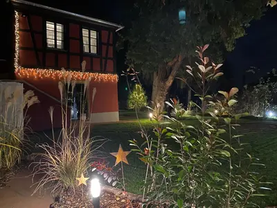 Jardin de l'établissement Le Parc du Séquoia & SPA proche Colmar et Riquewihr