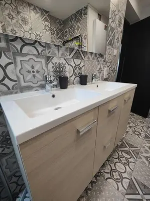 Plan de l'établissement Appartement Le Baroque en duplex