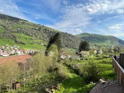 Paysage naturel près de le chalet